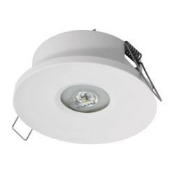 Oprawa awaryjna AXP IP65/20 ECO LED 1W 125lm (opt. otwarta) 1h jednozadaniowa biała AXPO/1W/E/1/SE/X/WH