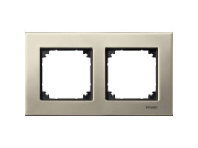 MERTEN M-ELEGANCE metal ramka 2 podwójna tytanowy MTN403205 SCHNEIDER ELECTRIC