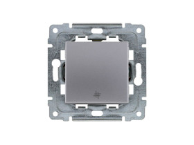 DANTE Łącznik krzyżowy z klawiszem bez ramki inox 454117 KOS