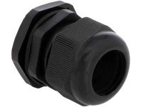 DLAWNICA.25C Dławnica do kabli o średnicy 18...25mm z tworzywa + nakrętka (PG29) - czarna
