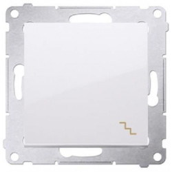 Łącznik schodowy pojedynczy SIMON 54 biały 10AX Kontakt Simon DW6.01/11