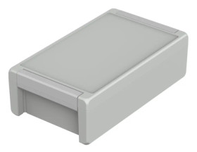 Aluminum enclosure, (L x W x H) 299 x 173 x 90 mm, light gray (RAL 7035), IP69K, 00126335