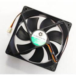 wentylator 120x25 kulkowy 12VDC 3przewody 127,5m3/h, 2000obr, 35,5dBA