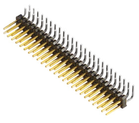 Złącze szpilkowe 50-pinowe TSW raster: 2.54 mm Kąt prosty 2-rzędowe Samtec Otwór przelotowy 550 V Bez osłony
