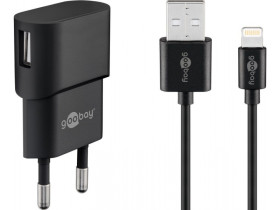 Zestaw do ładowania Apple Lightning 1 A 1m Goobay czarny
