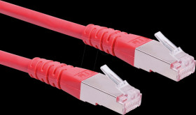 21150824 Patch cable Cat.6 S/FTP PIMF red 1.5m