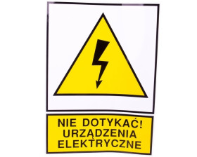 Tabliczka /znak ostrzegawczy/ TZO 210X297S N.D.U.E. E04TZ-01011150100 /10szt./