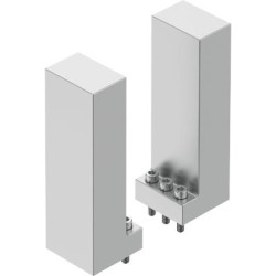 Chwytak pneumatyczny, palce: 2, Podwójna, Równoległy, 8 barów