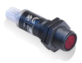 Czujniki fotoelektryczne cylindryczny Baumer PNP zakres 20 mm Podczerwień