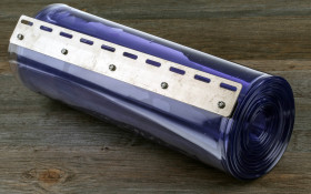 KURTYNY PASKOWE PVC dł: 2m szerokość: 200mm grubość: 2mm Wyczyść PVC RS PRO Przemysłowe