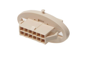 Obudowa złącza zagniatanego 10-pinowe 2-rzędowe raster: 4.2mm Molex Wtyk Montaż na panelu 207017