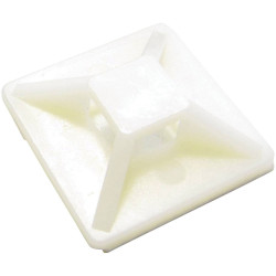 WKK 11950071 Cable Mount Screw Fixing Self-Adhesive Black UV-Proof