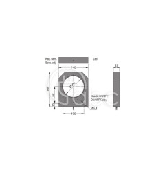 Czujnik indukcyjny z otworem SIA100-CE NPN NO+NC R LC5, SIA000296