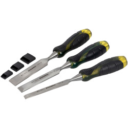 Roughneck 30-153 Professional Bevel Edge Chisel Set, 3 Piece