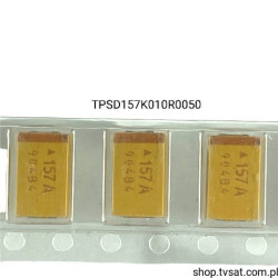 TPSD157K010R0050 Tantalum 150uF 10V 10% SMD-D AVX