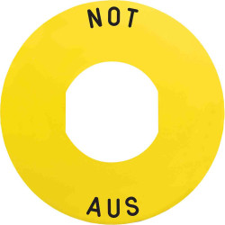 Tabliczka informacyjna, Schneider Electric, seria Harmony XB4/ XB5