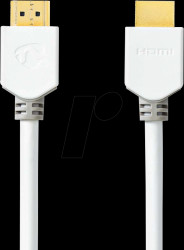 CVBW34000WT30 High Speed HDMI cable with Ethernet, 3.00 m