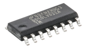 Odbiornik LVDS, 16-Pin , SOIC, wejście: LVDS, l. elementów: 4, 400MBps, 3 → 3,6 V,