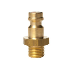 Króciec szybkozłącza DN5 typ 21, G 1/4 GZ, wtyk szybkozłącza, mosiądz