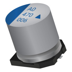 Aluminiowy kondensator elektrolityczny 39μF 80V dc SMD KYOCERA AVX roztaw: 4.5mm 10 (Dia.) x 10.3mm
