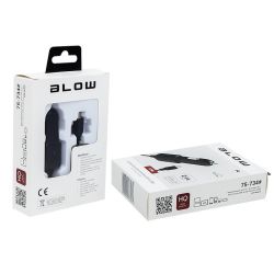 Ładowarka GSM mini-USB samochodowa 5V/2,1A 12-24V / 75-734