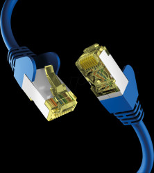 EC020200095 Patch cable, Cat.6a, S/FTP PiMF, 5 m, blue