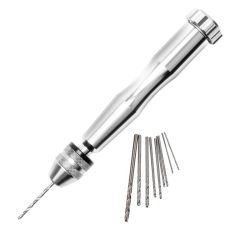 Ręczna wiertarka - wkrętak + wiertła 10szt.