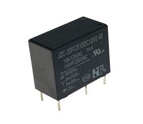 Przekaźnik, cewka 12V, styki 10A, SPST