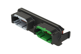 Złącze samochodowe 24-pinowe Amphenol Industrial 2-rzędowe Męski 7.5A Armor IPX Płytka drukowana Lutowane Złącze