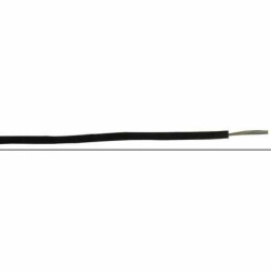 Przewód jednożyłowy linkowy, ZYRAD, 4 mm², 56/0,3 mm, 12 AWG, Poliolefina usieciowana, 600 V, Czarny, dł. 100m, RS PRO