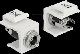 86373 Keystone module DC 5.5 x 2.5 mm socket