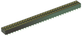 Gniazdo PCB 50 -pinowe 2 -rzędowe raster: 1.27mm Listwa gniazdowa Proste SMD