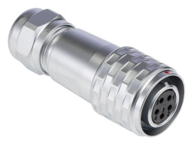 Złącze okrągłe 5-pinowe M12 Kabel Wtyk RS PRO Żeńskie IP67 SF12