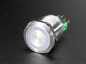 Rugged Metal On/Off Switch - 22mm 6V RGB On/Off