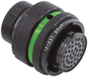 Złącze wielostykowe przemysłowe 37-pinowe Montaż na kablu Wtyczka Souriau Sunbank by Eaton