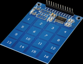 ME073 Developer Boards - Touch Pad, 16 Keys, capacitive, TTP229