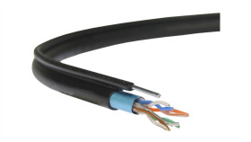 Kabel Zewnętrzny Z Linką Nośną Ftpzn Kat.5E F/Utp 4X2x0,5 Alantec /3000M/
