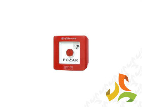 Wyłącznik alarmowy WP-2s POŻAR n/t 2 tory prądowe 12A NO-NO 921402 ELEKTROMET