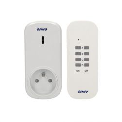 Gniazdko bezprzewodowe sterowane pilotem 1+1