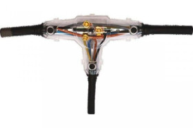 Mufa żywiczna rozgałęźna ze śrubowymi zaciskami rozgałęźnymi, T1 EG/V/FKM, 436820