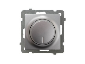 AS Ściemniacz uniwersalny + LED funkcja wyłącznika czasowy i "time to bed" srebrny ŁP-8GL2/m/18 OSPEL