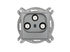 MINI Gniazdo multimedialne 3F DATA (Vectra) srebrny metalik 7MGMV KARLIK