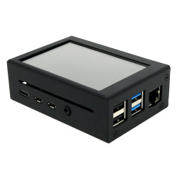 Metal Case with 3.5" TFT Touchscreen for Raspberry Pi 4 (480x320)