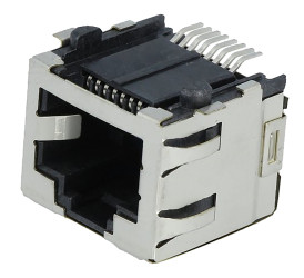 Złącze RJ45 Żeński Złącze RJ45 Montaż powierzchniowy Cat5 TE Connectivity, 90°, 8P8C-żyłowe