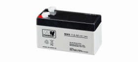 Akumulator VRLA AGM 12V 1,3Ah (żywotność 3-5lat) MWS 1.3-12