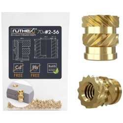 ruthex GE256x4001 Threaded Insert for 3D Printers RX256x4