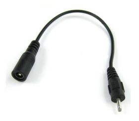 Adapter zasilania z wtyku DC5,5/2,1 zamienia na wtyk DC4,8/1,7 na kabelku długość ok.10cm.