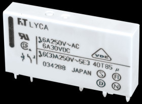 FTR-LYCA Slim power relay FTR-LYCA, 24 V, 1 changer 6A