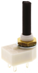 Przełącznik obrotowy, DPST, 4 A przy 250 V AC, 12 V dc, 250V ac, 2-położeniowy, Lorlin
