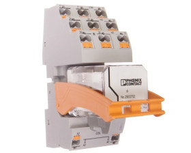Przekaźnik interfejsowy z zaciskami push-in 3P 10A 24V DC RIF-4-RPT-LDP-24DC/3X21 2903278 /5szt./